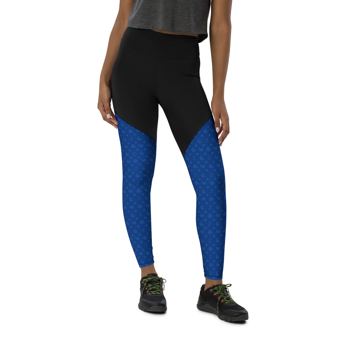 Zeta Love Pattern Sports Leggings