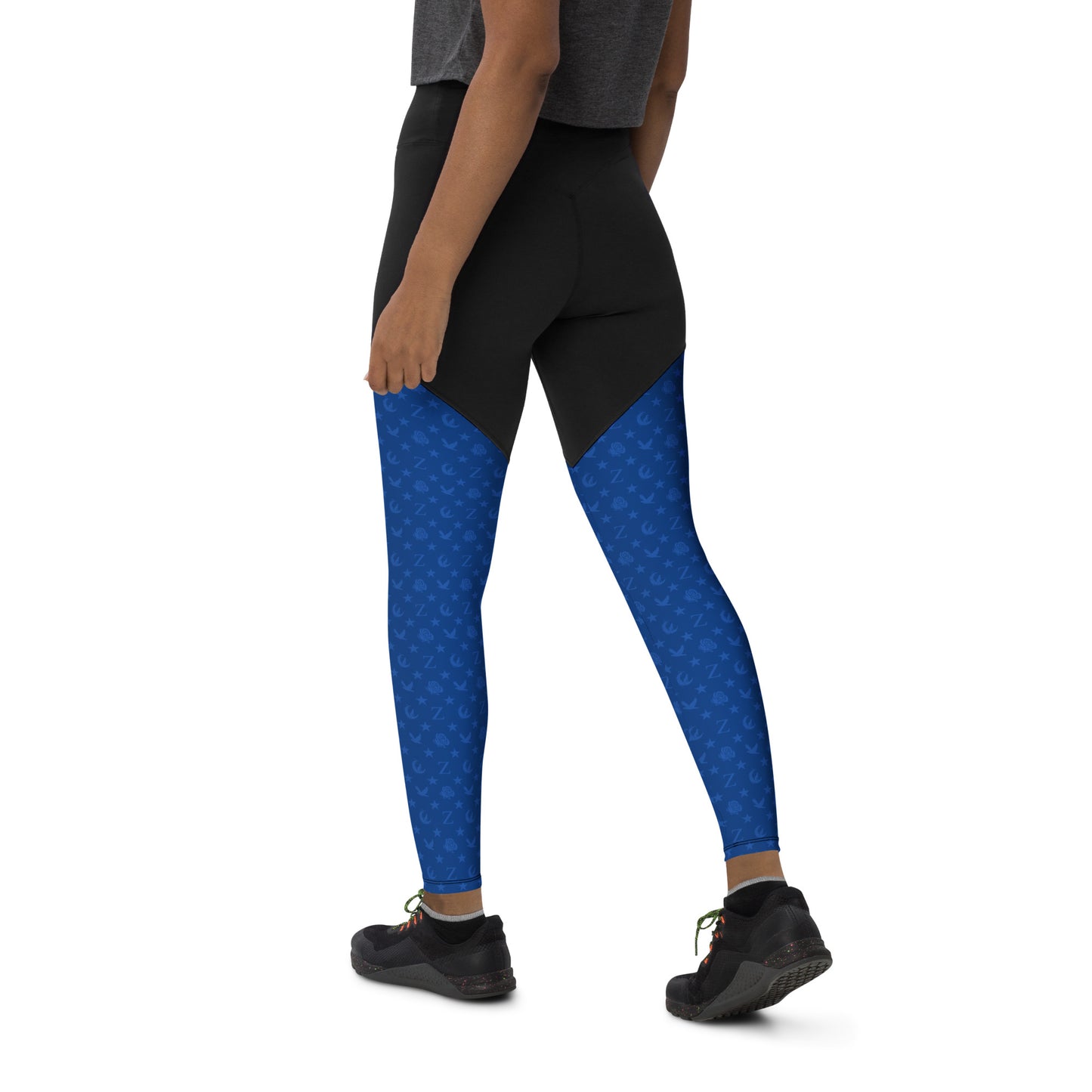 Zeta Love Pattern Sports Leggings