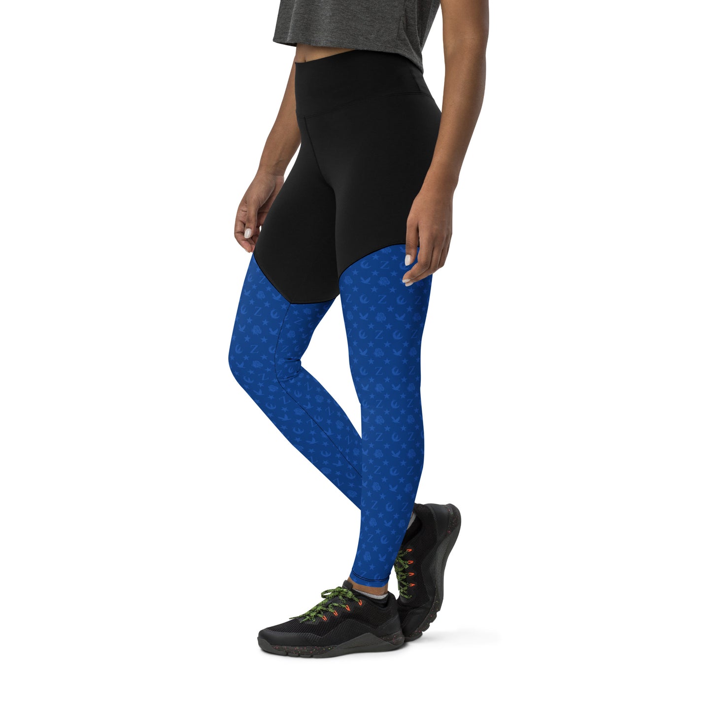 Zeta Love Pattern Sports Leggings