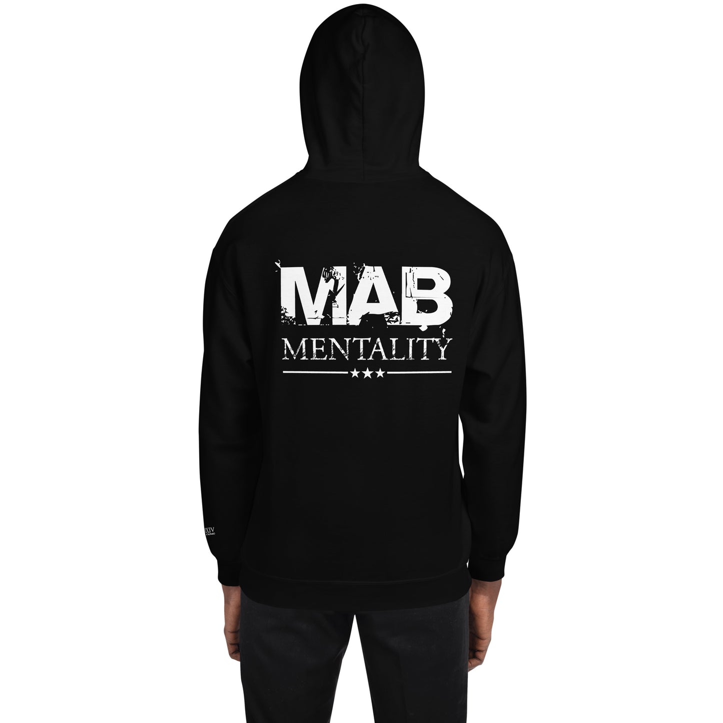 Embroidered Crescent MAB mentality Hoodie Hoodie