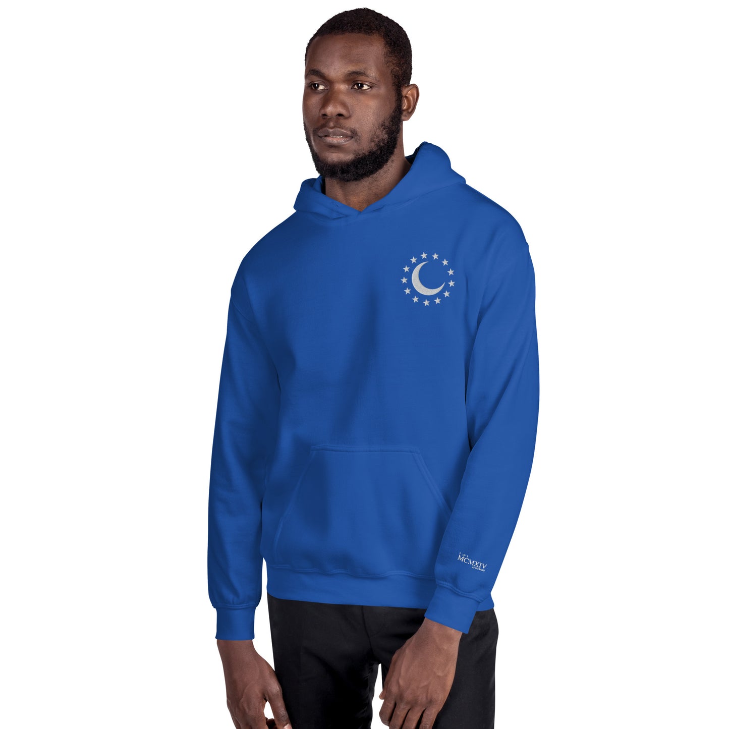 Embroidered Crescent MAB mentality Hoodie Hoodie