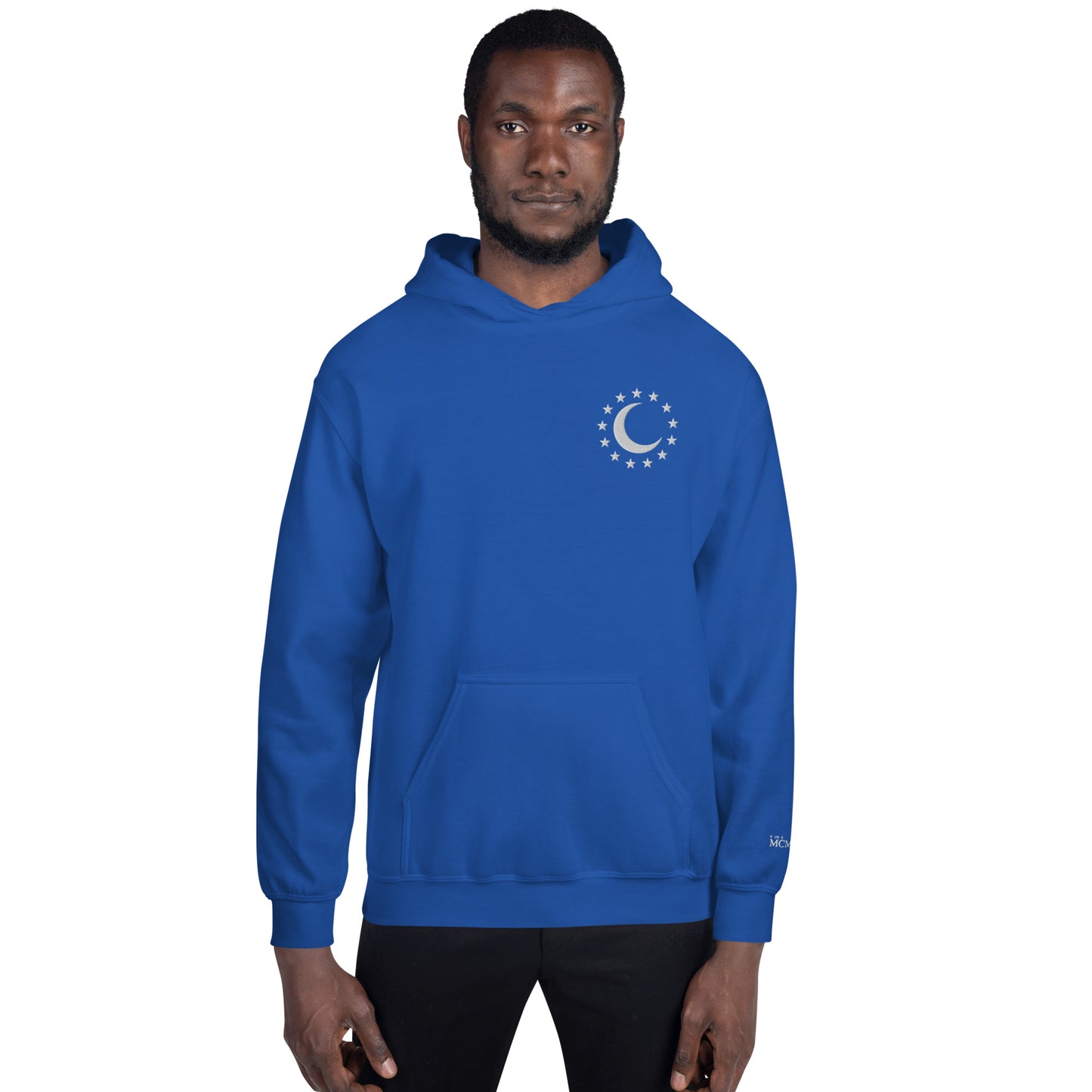 Embroidered Crescent MAB mentality Hoodie Hoodie