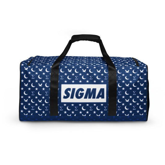 Sigma Crescent Pattern Duffle bag