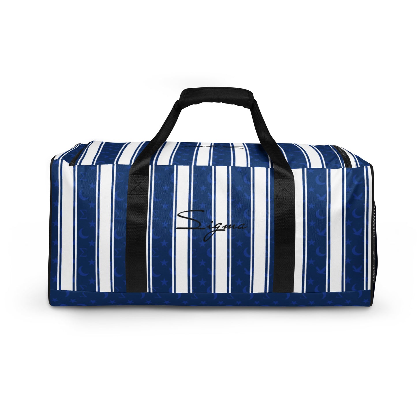 B/W Striped Duffle bag