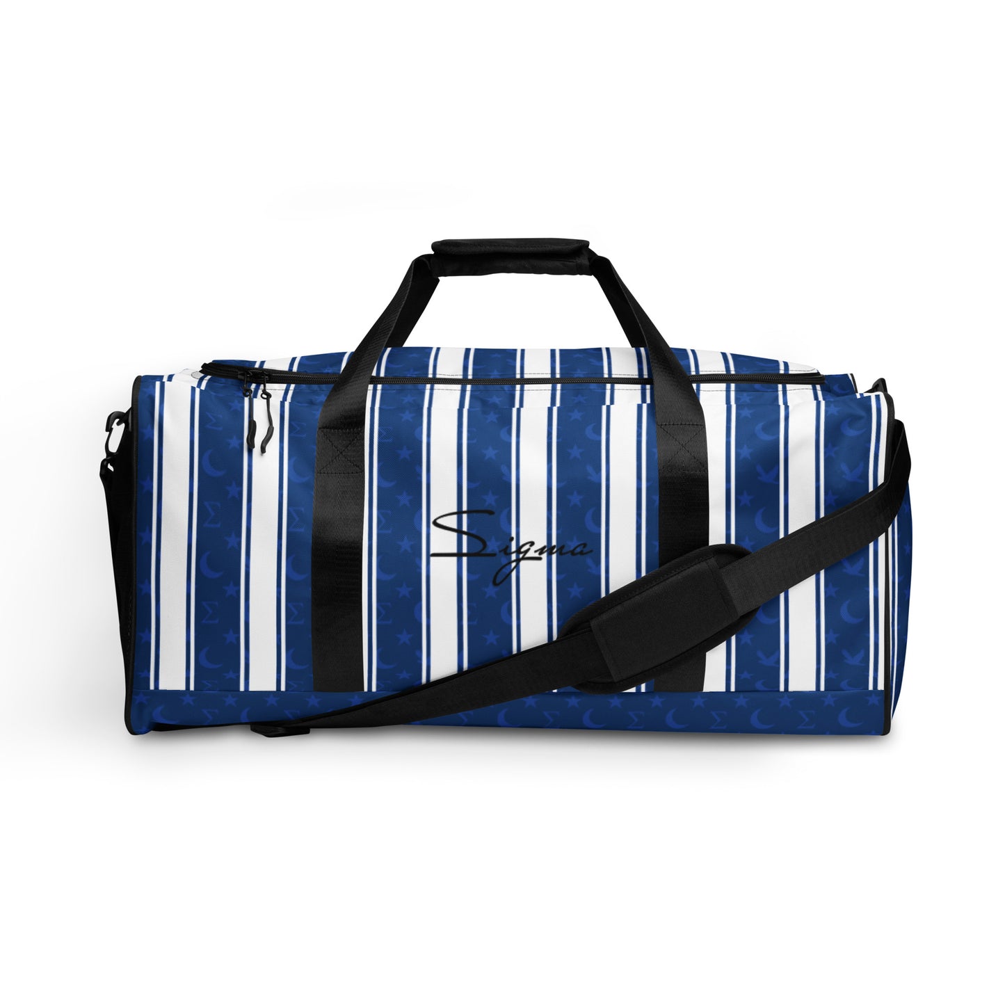 B/W Striped Duffle bag