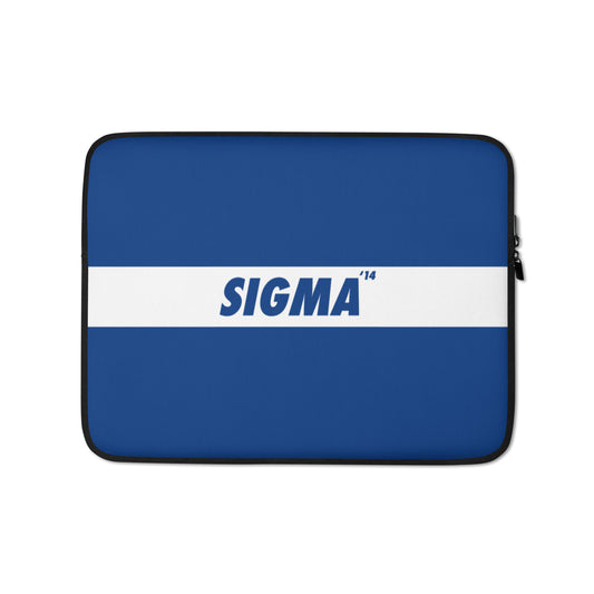 Striped Sigma Laptop Sleeve