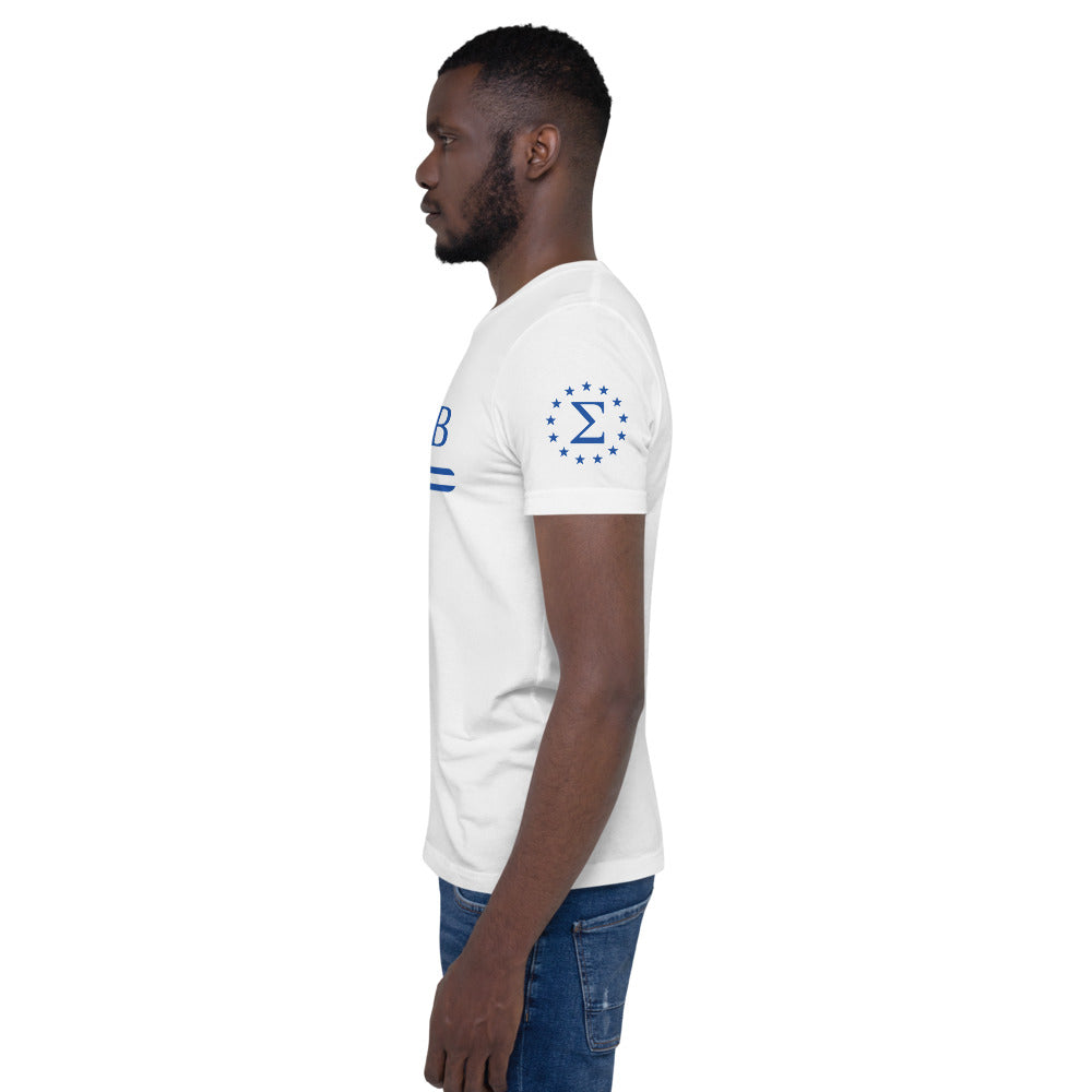 GOMAB White T-shirt – Blu Divinity